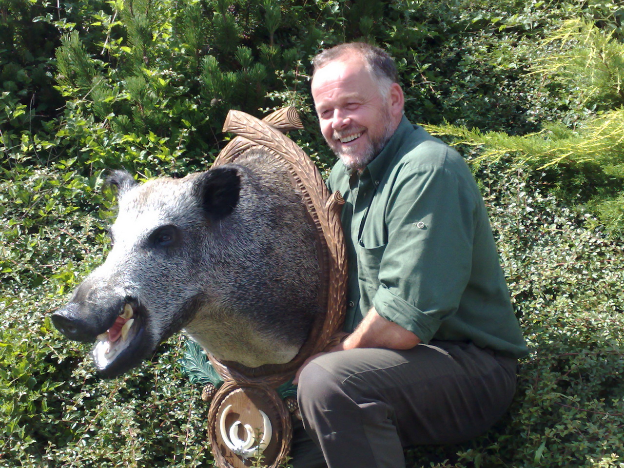 Zoom-In Wildschwein aus dem Liesertal