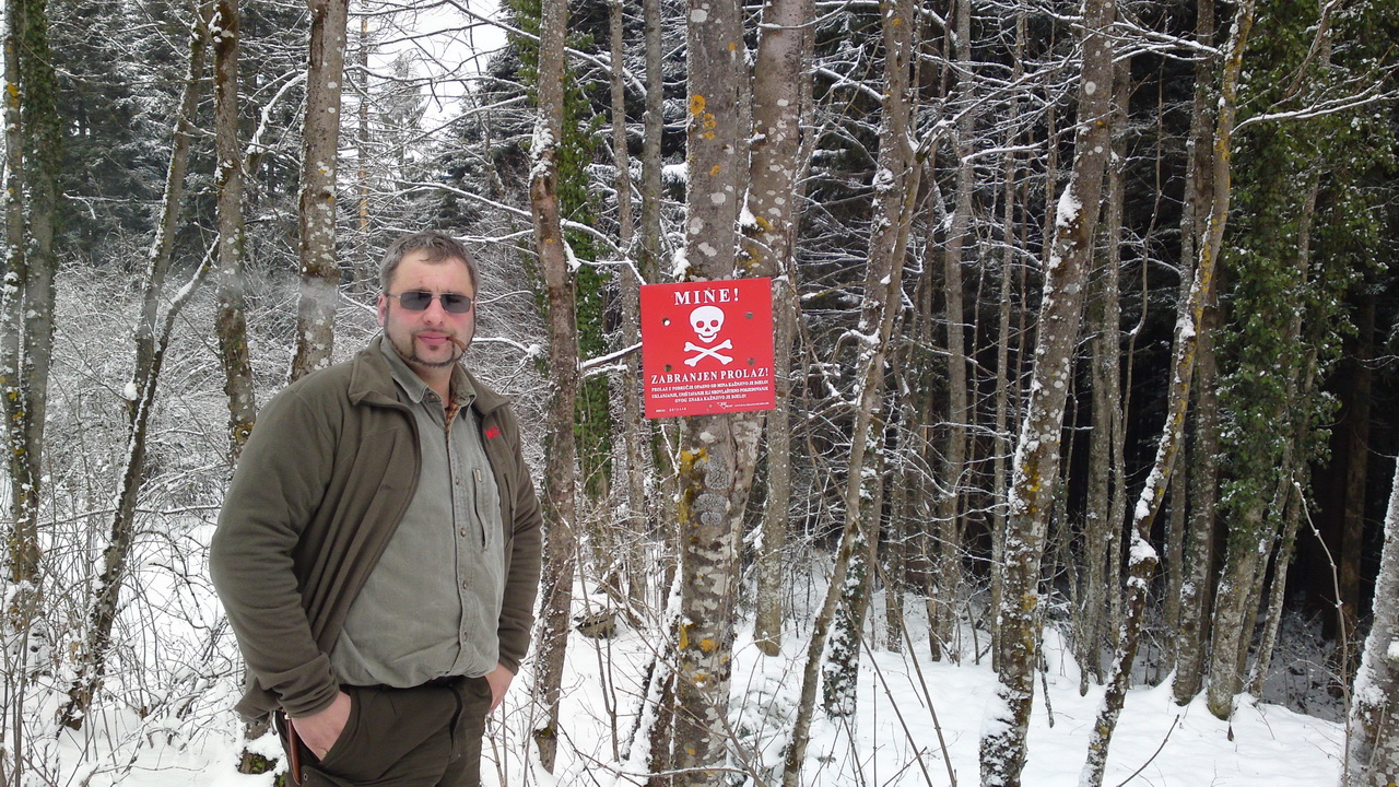 Zoom-In Bosnien ist nicht ganz gefahrlos