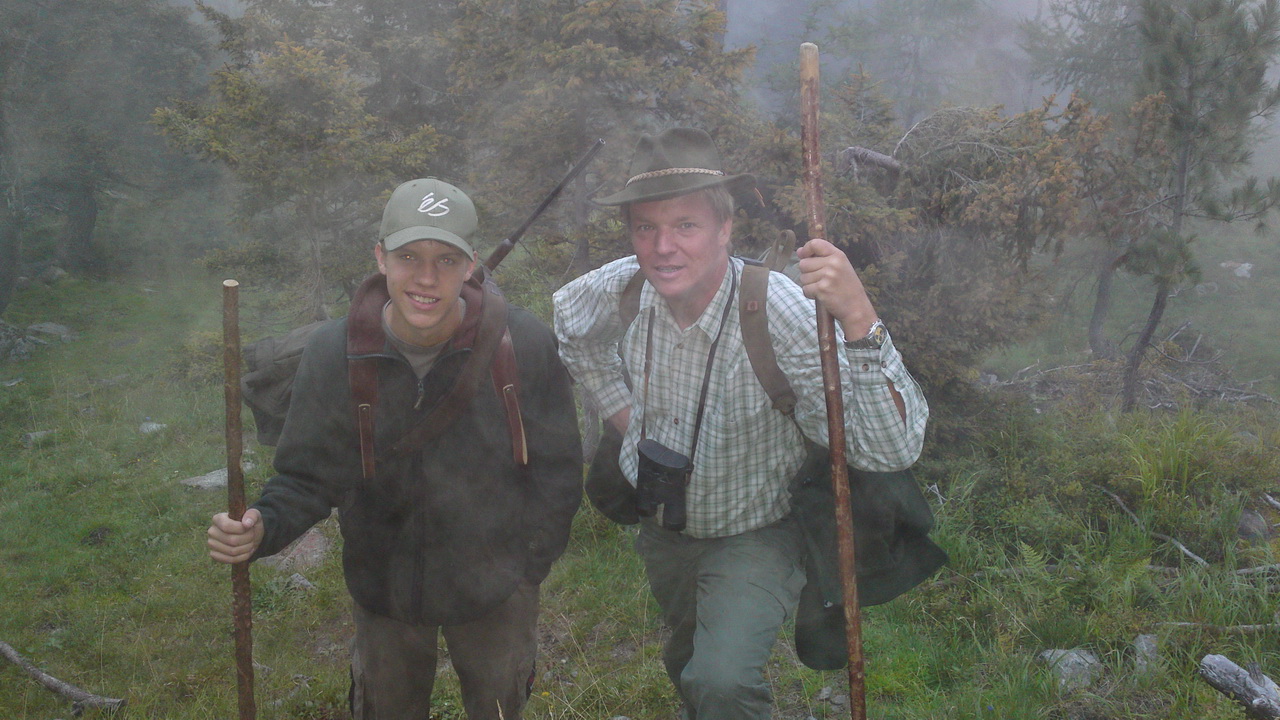 Zoom-In Urschitz Bruno und Jo bei der Murmeljagd